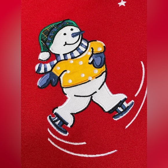 WESTBOUND Snowman Christmas Holiday Vest Women’s Size XL - Picture 2 of 9